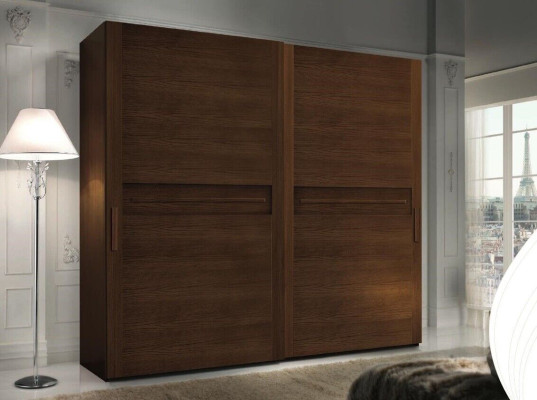 Clothes cupboards Wardrobe Luxury Sliding Door Design Wood modern Coat rack