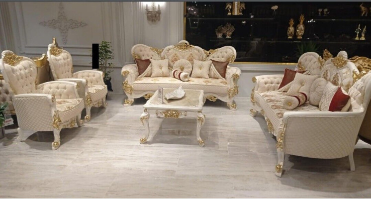 Sofa set set 5 pieces 3+3+1+1 seater coffee table sofa sofas armchair seat suite