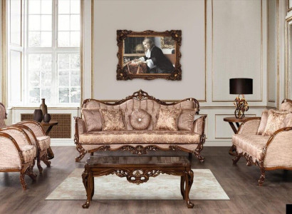 Sofa set 3+3+1+1 Seater Coffee table Suite Sofa Armchair Sofas Set 5pcs.