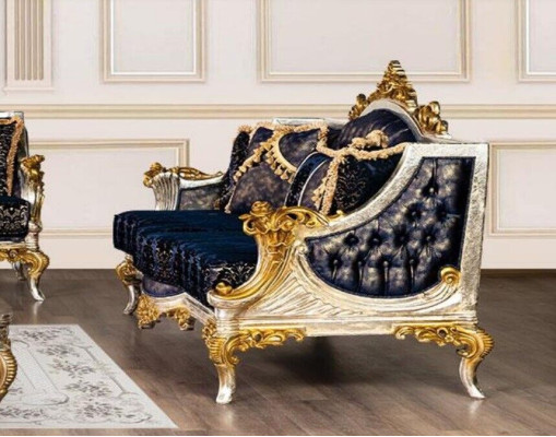 Sofa set 3+3+1+1 Seater Coffee table Classic Sofas Armchair Luxury new Set 5 pieces