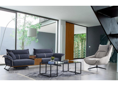 Luxury Suite Set Sofa set 4+1 Seater Sofa Sofas Armchair Fabric 2pcs. sets