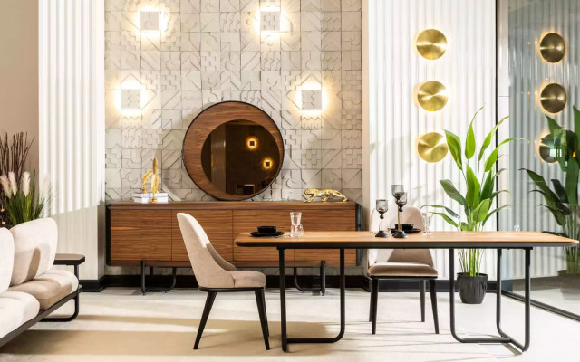 Luxury Sideboard Mirror Wood Console Group Drawers Chests of drawers Consoles