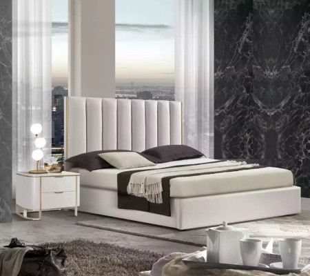 Bed 2x Bedside tables Chest of drawers 6tlg.Bedroom Set Design Luxury new