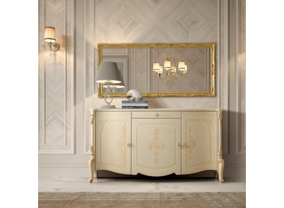 Sideboard Mirror Sideboard Sideboard Wood Design Furniture Style Chest of drawers Set 2pcs.