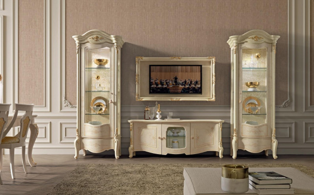 Display case Glass Wardrobe Showcases Living room Show Cabinets Italian Furniture new