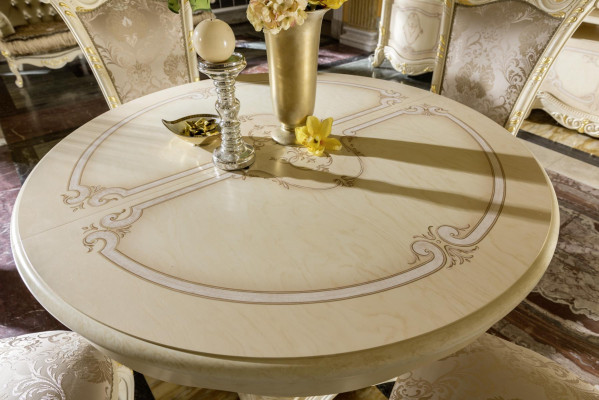 Tables Round Baroque Rococo Furniture round tables new Classic r Dining table Table Round