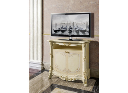 tv sideboard TV-cabinet Living room Design Shelf Beige Wood Shelves Lowboard Italy new