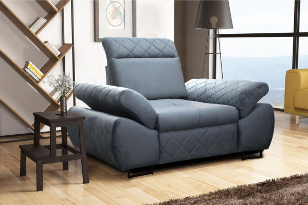 Armchair 1 Seater Upholstery Sofas Lounge Club Furniture Design Living room Textile Couch