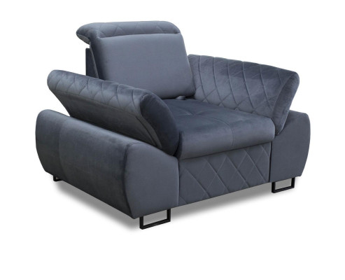 Armchair 1 Seater Upholstery Sofas Lounge Club Furniture Design Living room Textile Couch