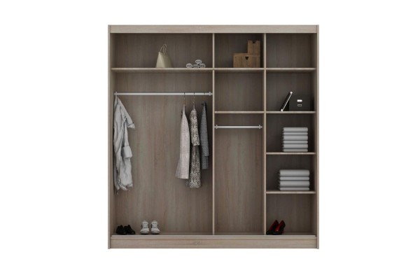 Bedroom Furniture Living Wood new Clothes cupboards Sliding doors Clothes Wardrobe