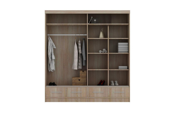 Designer Wardrobe Chests of drawers XXL with shelves chest of drawers Wardrobe