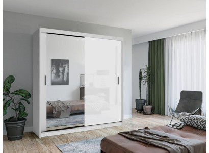 Modern wardrobe sliding closet doors LED closet lighting new