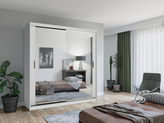 Modern wardrobe sliding closet doors LED closet lighting new