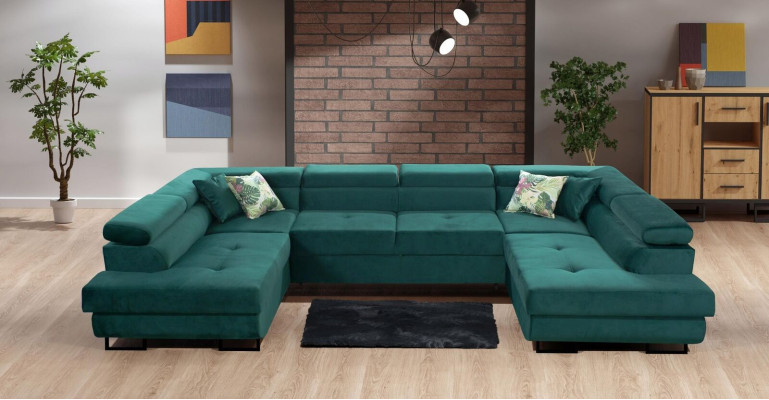 Corner sofa Fabric U-shape Couch Design Upholstery Textile Corner Modern Sofas Living landscape