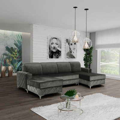 Modern Relax Seat Furniture Living landscape Furniture Corner sofa U-shape Luxury Textile Upholstery