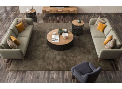 Green Sofa Modern Sofa set Living room Three-seater Armchair Two-seater 3+2+1