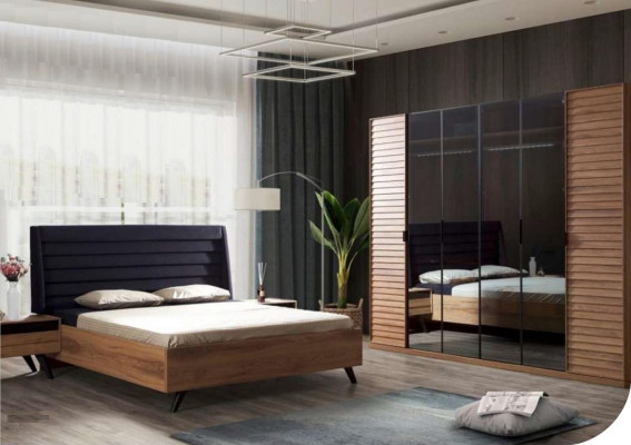 Large Bedroom Set Bedroom Furniture Wardrobe Bed Bedside tables