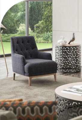 Living room Armchair Modern cocktail chair single seater upholstered armchair lounge club