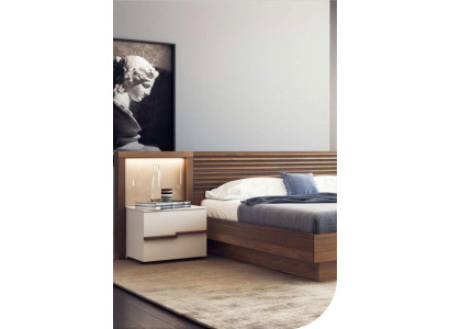 Walnut Natural Bedside table Bedroom Side tables Luxury