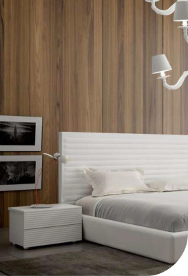 White luxury bedside table storage space bedroom furniture small storage table