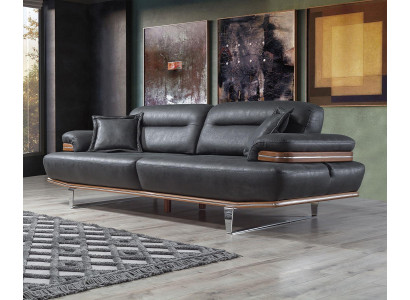Three Seater Luxury Sofa 3 Seat Sofas Seat Leather Design Couch Furniture Style
