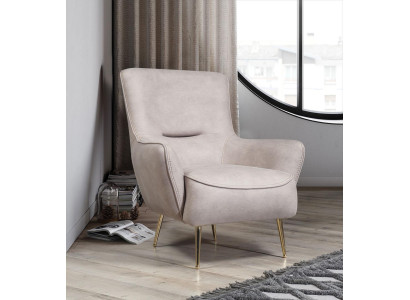 Armchair Single Seater Luxury Upholstery Seat Designer Seat White Leather Modern new