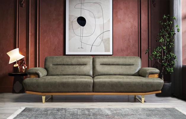 Sofa set 331 Seater Set Design Sofa Leather Armchair Living room new