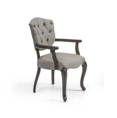 Dining room Designer Chestefield Chair Wood Luxury Style Modern Upholstered Chair new