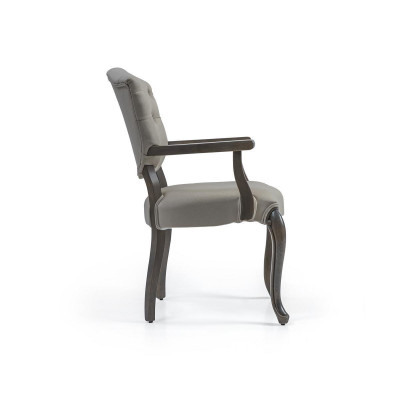 Dining room Designer Chestefield Chair Wood Luxury Style Modern Upholstered Chair new