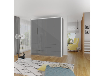 Multipurpose Shelves 207cm Wardrobe Shelf Storage Wardrobe Coat rack new