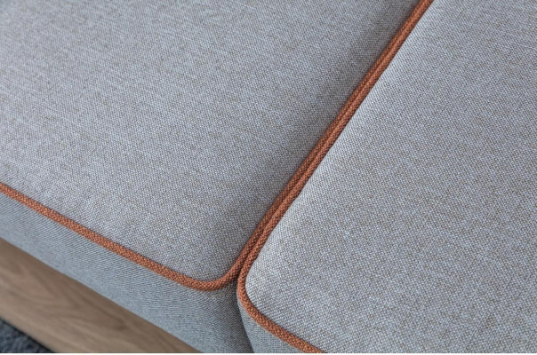 Blue's Fabric Sofa Living room Three Seater Upholstery Furniture Wooden Frame Couch