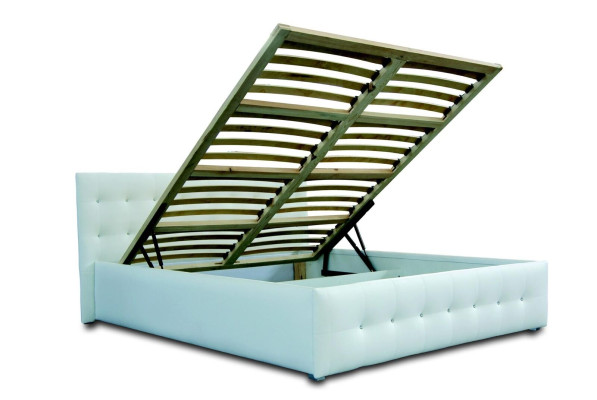 Bed Upholstery Design Luxury Double Beds White 160x200cm Sleep Room Leather Hotel