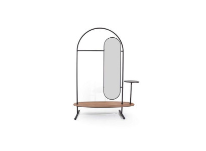 Luxurious Mirror with Shelf Modern Stylish Furniture in Hallway Novelty