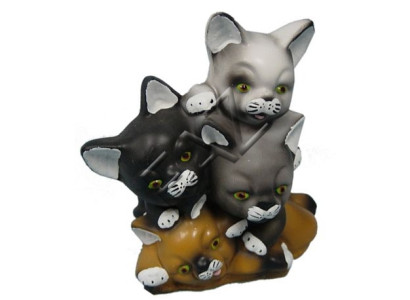 Design Cat Figure Garden Statue Sculpture Figures Sculptures Decoration new