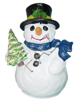 Design Snowman Small Figure Garden Statue Sculpture Figures Sculptures Decoration new