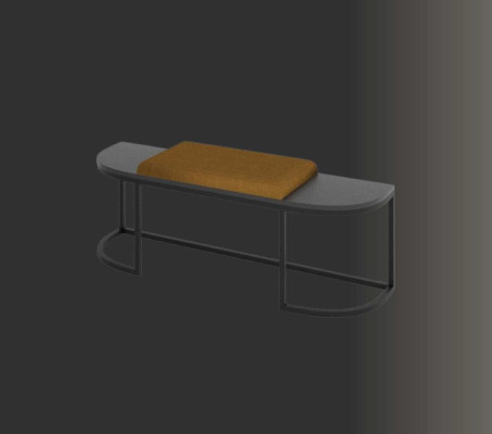 Bedroom Set Bed 2x Bedside tables 2x Chest of drawers Wardrobe Stool 7pcs.