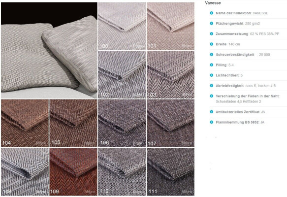 Designer Sofa Corner sofa Fabric sofa System Sofa Textile Velvet Corner sofa Couch SL Sofa 2