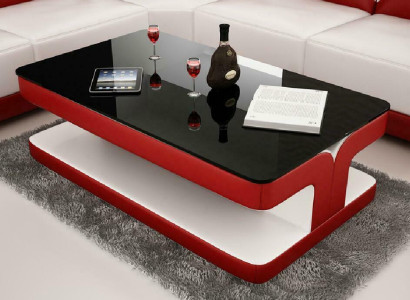 Sofa table design living room leather coffee glass couch upholstery side