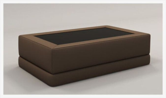 Sofa Table Glass Design Coffee Table Living Room Leather Couch Decor Side