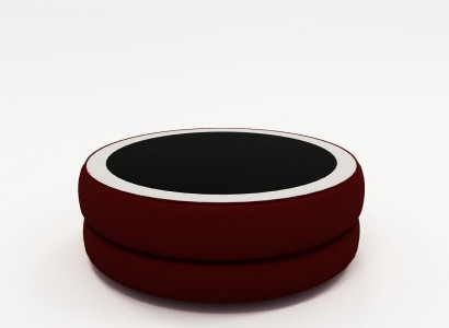 Round Round Living Room Glass Table Upholstery Side Modern Leather Sofa Table