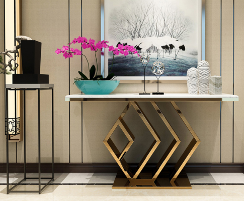 Console table Side table Console Metal table console Table Wall