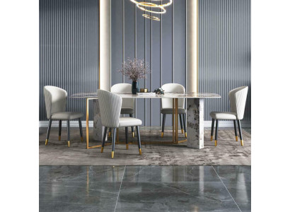 Luxury Modern Marble Style Dining table Furniture Tables Dining room Design Kitchen
