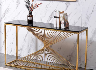 Designer Luxury Console Table Consoles Tables Wood Metal Design Gold
