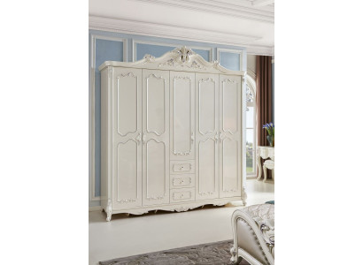 Classic r Baroque Antique Style Coat rack Wardrobe Solid wood Cabinets new