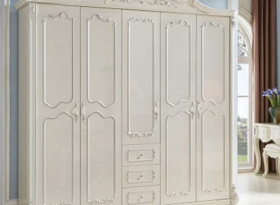 Classic r Baroque Antique Style Coat rack Wardrobe Solid wood Cabinets new