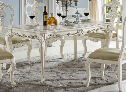 Baroque Classic Dining room Suite Chairs Dining set 6x armchair Solid wood