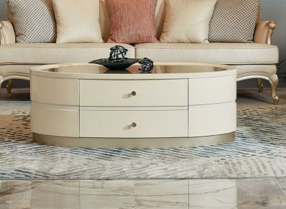 Coffee table Design Tables Oval Coffee Side tables Living room Solid wood