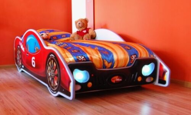 Childrens bed Bed Beds Sports Car Vehicle Childrens bed Police Youth Bed Sleep