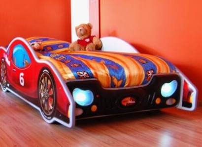 Childrens bed Bed Beds Sports Car Vehicle Childrens bed Police Youth Bed Sleep
