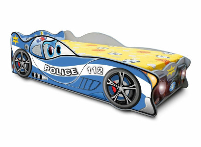 Racing Car Car Bed Sleep Room Child Beds Children Furniture Wood + Mattress